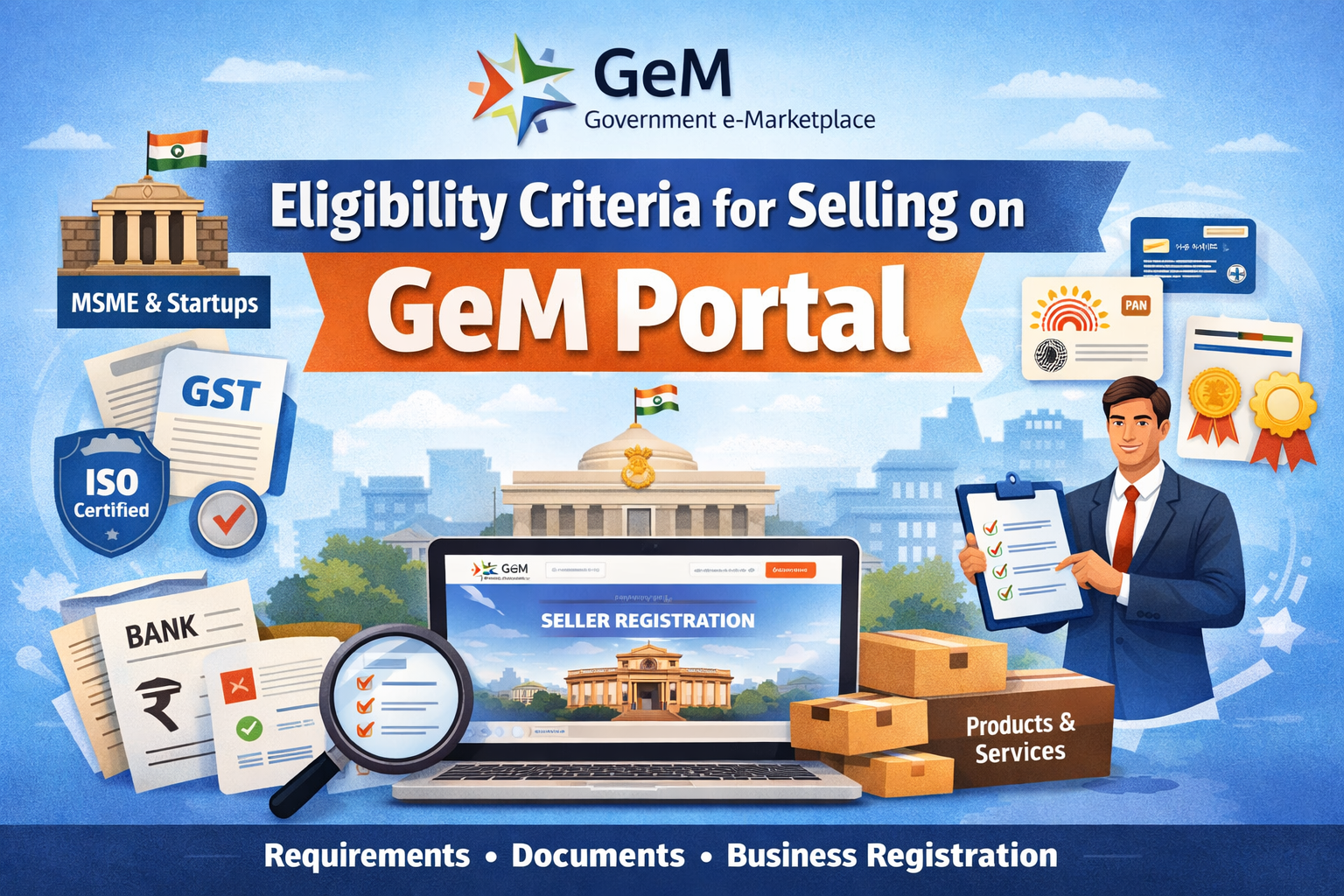 Eligibility Criteria for Selling on GeM Portal